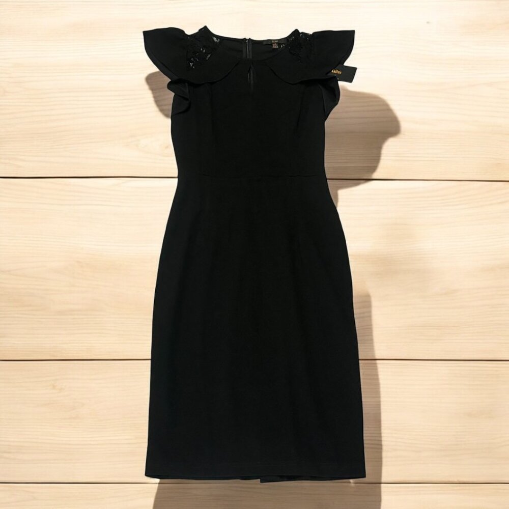 The Perfect Little Black Dress with Lace Accents | Size Medium | NWT